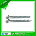 M3.5 Blue Zinc Square Drive Flat Head Self Tapping Screw